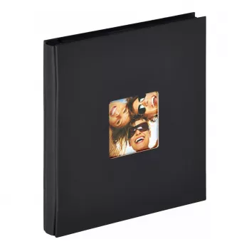 Walther Fun preto 10x15 400 fotografias álbum de encaixe EA110B - preto - 400 folhas - XL - 310 mm - 330 mm - 3 cm
