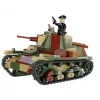 Blocos de construção Cobi Carro de combate ligeiro 7TP modelo, 669 peças, COBI-2661