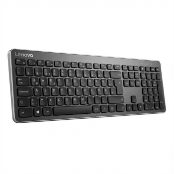 Teclado sem fios Lenovo 6000 Multi-Mode Pro — design ergonómico, conectividade multi-dispositivo
