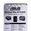 Unidade ótica externa DVD±RW ASUS SDRW-08D2S-U Lite, USB 2.0, preta, 24x CD / 8x DVD, 142×142×20 mm