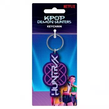 Porta-chaves PVC K-POP Demon Hunters Huntrix Team Logo