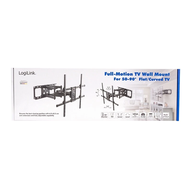 Suporte de parede para TV LogiLink 50–90