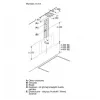 Exaustor de parede Bosch DWK65DK20, 590×325×690 mm, 550 m³/h, 3 velocidades, 62 dB, branco, filtro de gordura em alumínio
