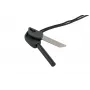 Acendedor de fogo de emergência por faísca Wildo Fire-Flash Pro Large, ferrocerium, 76,2 mm, 29 g, preto