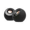 Colunas de secretária CREATIVE Pebble V3 Minimalistas 2.0 USB-C com áudio USB, Clear Dialog Enhancement, Bluetooth 5.0, 8W RMS com 16W de potência de pico