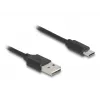 Cabo USB DeLOCK 90133 USB 2.0 0,8 m preto