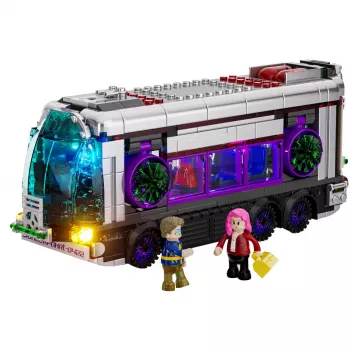 Cyberpunk Neoncity – Future Bus, brinquedo de construção