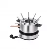 Severin FO 2471 combinação de fondue e crepes, preto/aço inoxidável