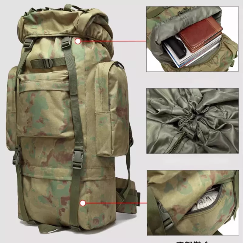 Mochila Extralink Tactical Military Camouflage 65L