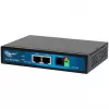 ALLNET ALL-MC116SPV-VDSL2 modem bridge VDSL2 com vectoring ponto a ponto, 2x portas PoE IEEE 802.3at, não gerido, preto