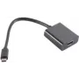 Adaptador de cabo de vídeo S/CONN 14-05005 USB Type-C para HDMI Type-A preto