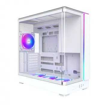 Caixa para PC Montech KING 45 PRO (W) — Midi-Tower branco para Micro-ATX / Mini-ITX