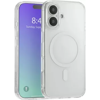 Renkforce RF-6676266 Capa traseira Apple iPhone 16 Transparente Compatível com MagSafe indutivo (RF-6676266)