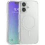 Renkforce RF-6676266 Capa traseira Apple iPhone 16 Transparente Compatível com MagSafe indutivo (RF-6676266)