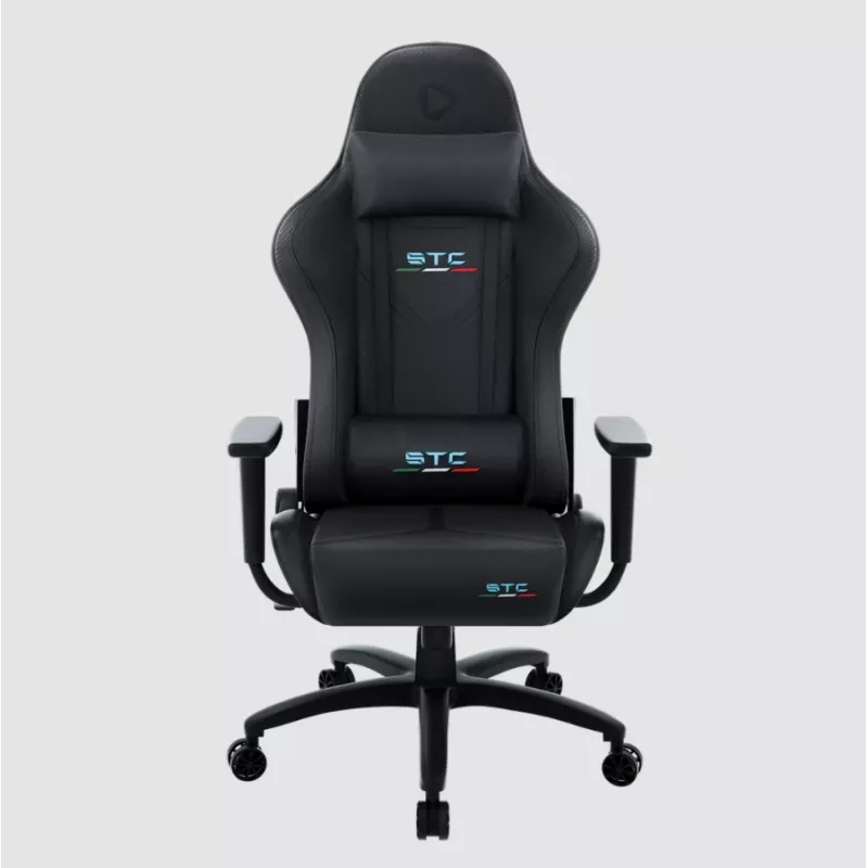 Cadeira gaming Onex STC Tribute Hardcore preto — assento ergonómico para PC/consola, altura ajustável e reclinável
