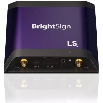 Leitor de multimédia digital BrightSign LS425 preto roxo Full HD Wi-Fi