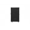 Armário de rack 19 polegadas 22U 800x1000 Portas de vidro LCD (Flat Pack) V2 preto