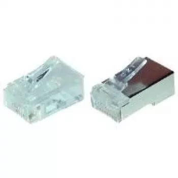 Ficha de cabo RJ-45 ShiverPeaks BS72051R-100 branco