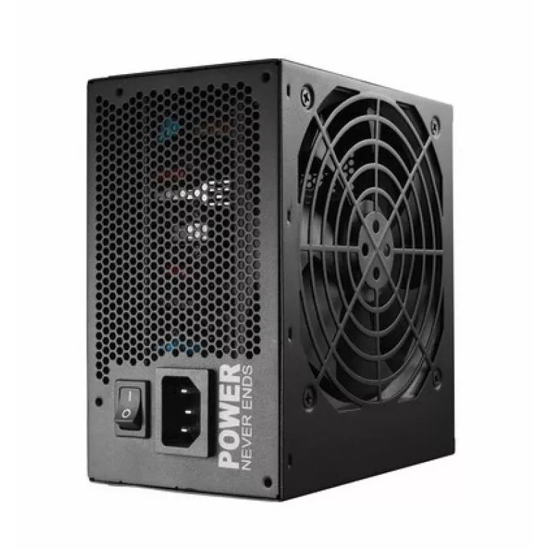 Fonte de alimentação FSP HEXA 85+ PRO 650W ATX ATX2.5 preta, 650 W, 100 - 240 V, 50 - 60 Hz, 9 - 4 A, Ativa, 100 W
