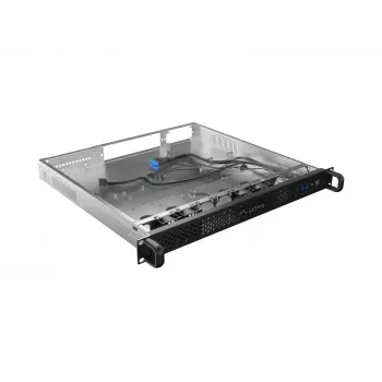 Caixa rack Lanberg SC01-4201-10B 1U preto 4 ventoinhas