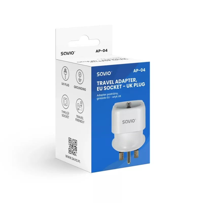 Adaptador de viagem AP-04 SAVIO