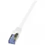 Cabo de rede LogiLink 2m Cat.6A RJ-45 S/FTP branco