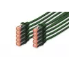DIGITUS CAT 6 S/FTP conjunto de cabos patch DK-1644-010-G-10, 1 m, verde, 10 unid.