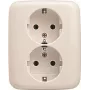 BUSCH JAEGER BJ 202 EUJ-214 202 EUJ-214 Tomada dupla SCHUKO