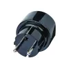 Adaptador de viagem brennenstuhl - adaptador de tomada - preto (1508480)