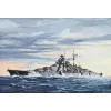 Maquete de navio de guerra Revell Bismarck 1:700
