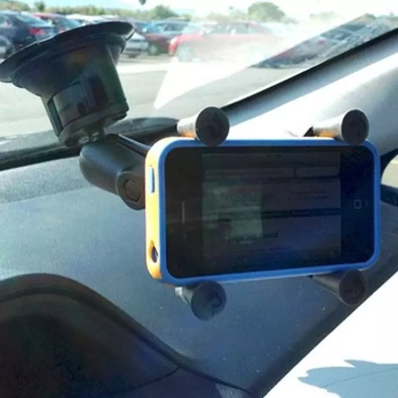 RAM Mounts suporte de telefone X-Grip com ventosa Twist-Lock