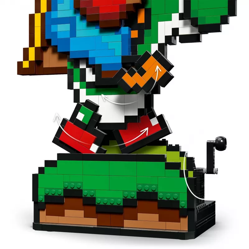 Brinquedo de construção LEGO Super Mario World Mario & Yoshi Conjunto 71438 — figuras interativas e elementos de jogo para construir
