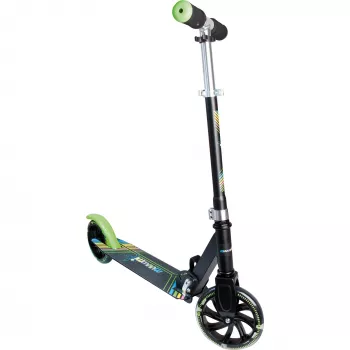 Trotinete Muuwmi Aluminium NEON 180 mm com luzes — deck de alumínio, rodas de 180 mm, luzes LED integradas