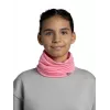 Bandana multifunções para criança Buff Merino Lightweight – rosa, gorro de lã merino sem costuras para criança