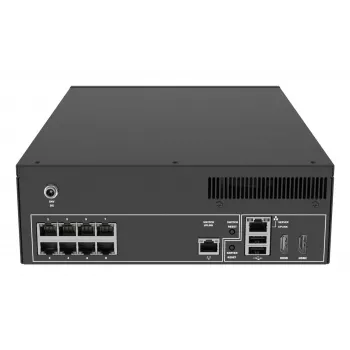 Gravador de vídeo em rede AXIS S2208 Mk II 8 canais, 4 TB HDD, SATA, 7680×4320 máx., IEEE 802.3at, preto