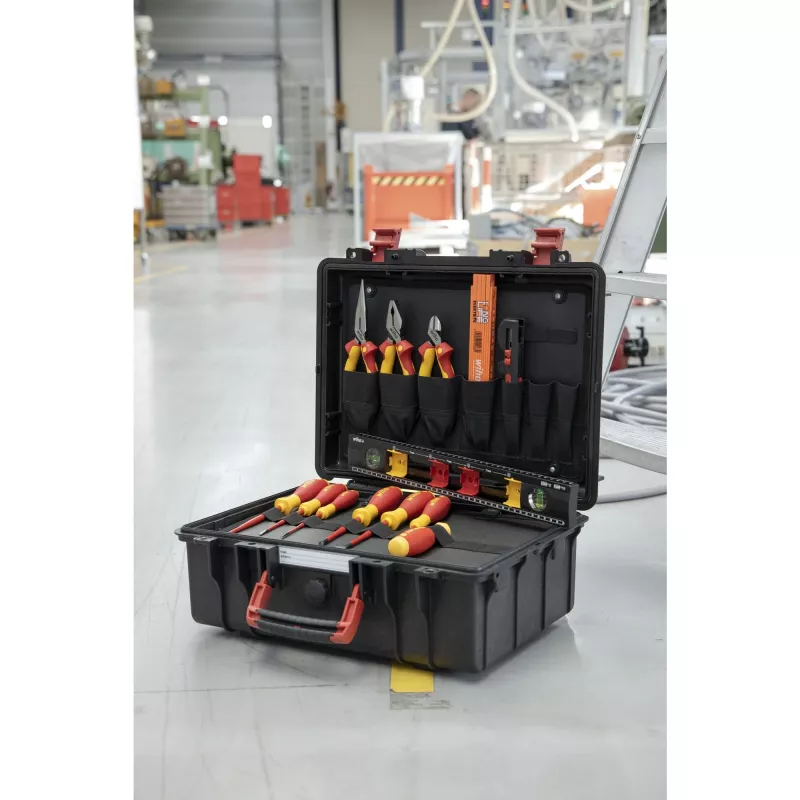 Wiha 45530 Basic Set L electric conjunto de ferramentas, 18 peças, com mala