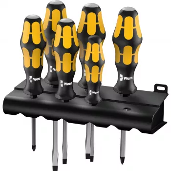 Chaves de fendas Wera 932/6 conjunto Kraftform Standard