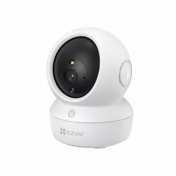 Câmara de vigilância IP EZVIZ H6c Pro 2K esférica — dome, 2K (2304×1296), PoE/DC, montagem em teto ou mastro, exterior, CMOS, 0 lx, Fast Ethernet, AAC-LC