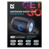 DEFENDER Enjoy S200 65200 coluna Bluetooth portátil, TWS, 5 W, luz LED, FM, microSD, bateria de 10 h, preta