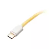 Cabo espiral Ducky Premicord Afterglow, USB Type-C para Type-A - 1,8 m