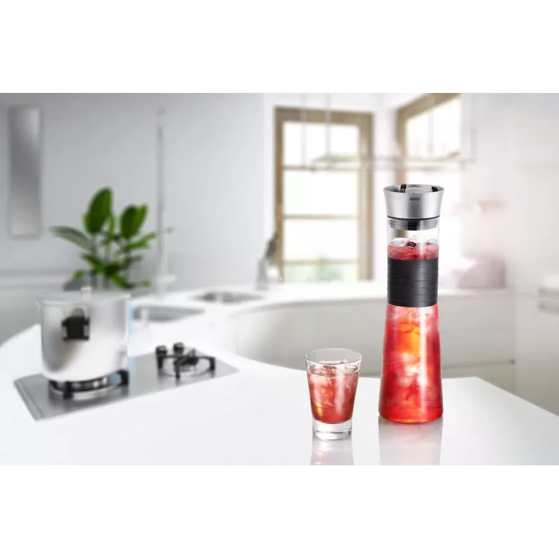 Decantador de vinho GEFU CASCADA 1 L plástico, aço inoxidável