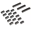 Kolink Core Adept COREADEPT-EK-BRD kit de extensão de cabos entrançados, preto/vermelho