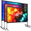 Elite Screens Yard Master 2 - Manual - 4,57 m (180 polegadas) - 3,99 m - 2,24 m - 16:9 - Prateado - Branco