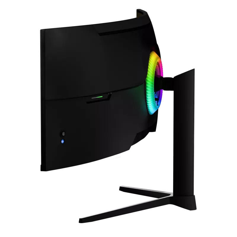 Monitor LED Curvo 49 polegadas Arozzi Nova — 5120 x 1440 Dual QHD, painel VA, 4 ms, hub USB, VESA