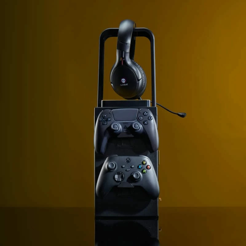 Suporte de jogos oficial Hogwarts Legacy Numskull Games, suporte para discos de jogos, Xbox, preto, com fio