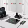 Extensão elétrica MACLEAN MCE387 B — 2 tomadas, 3×USB A, 110–240 V, cabo de 1,5 m, máx. 2500 W