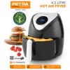 Fritadeira de ar quente Petra PT4221VDEEU7 4,5 l, fritadeira elétrica de bancada