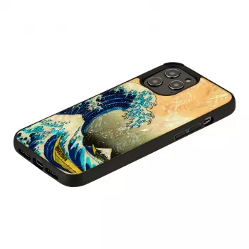 Capa de proteção iKins para Apple iPhone 12 Pro Max com design Great Wave