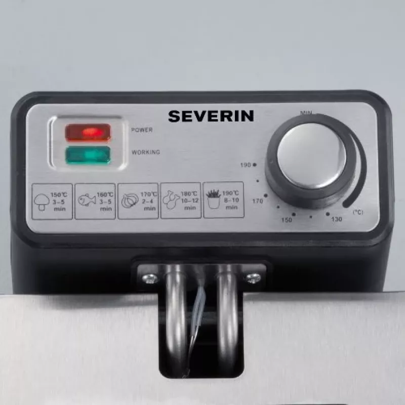 Fritadeira Severin FR 2431 Single 3 L 2000 W aço inoxidável