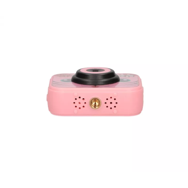 Câmara de ação desportiva digital para crianças Extralink H18 rosa – IP68, 1080p, ecrã de 2 polegadas